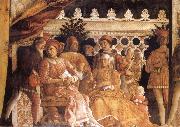 MANTEGNA, Andrea The Gonzaga Family and Retinue finished USA oil painting artist
